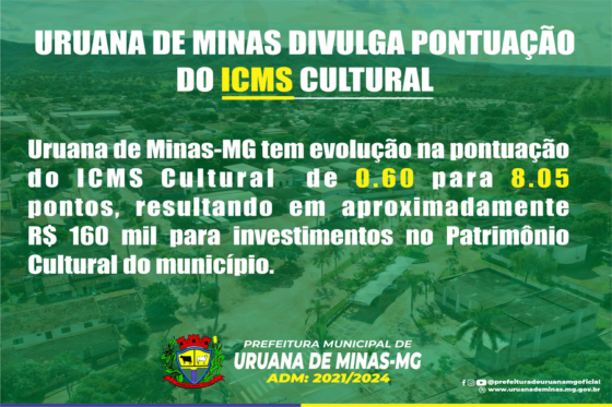 ICMS CULTURAL DE URUANA DE MINAS